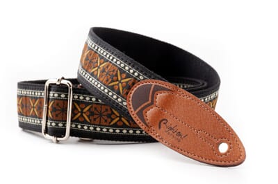 8436612540443 guitar-strap-road-runner-surf-rider-brown-(3)-1682406252.jpg